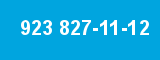 923 827-11-12 923 827-11-12